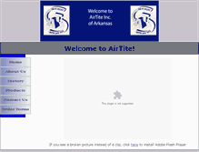 Tablet Screenshot of airtitearkansas.com
